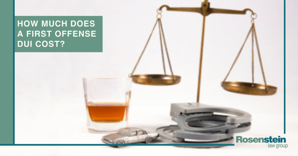 How Much Does a First DUI Cost?