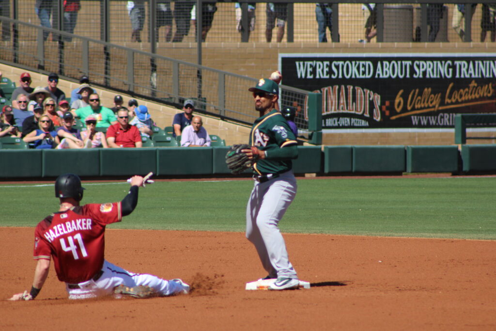 baseball players at spring training in phoenix